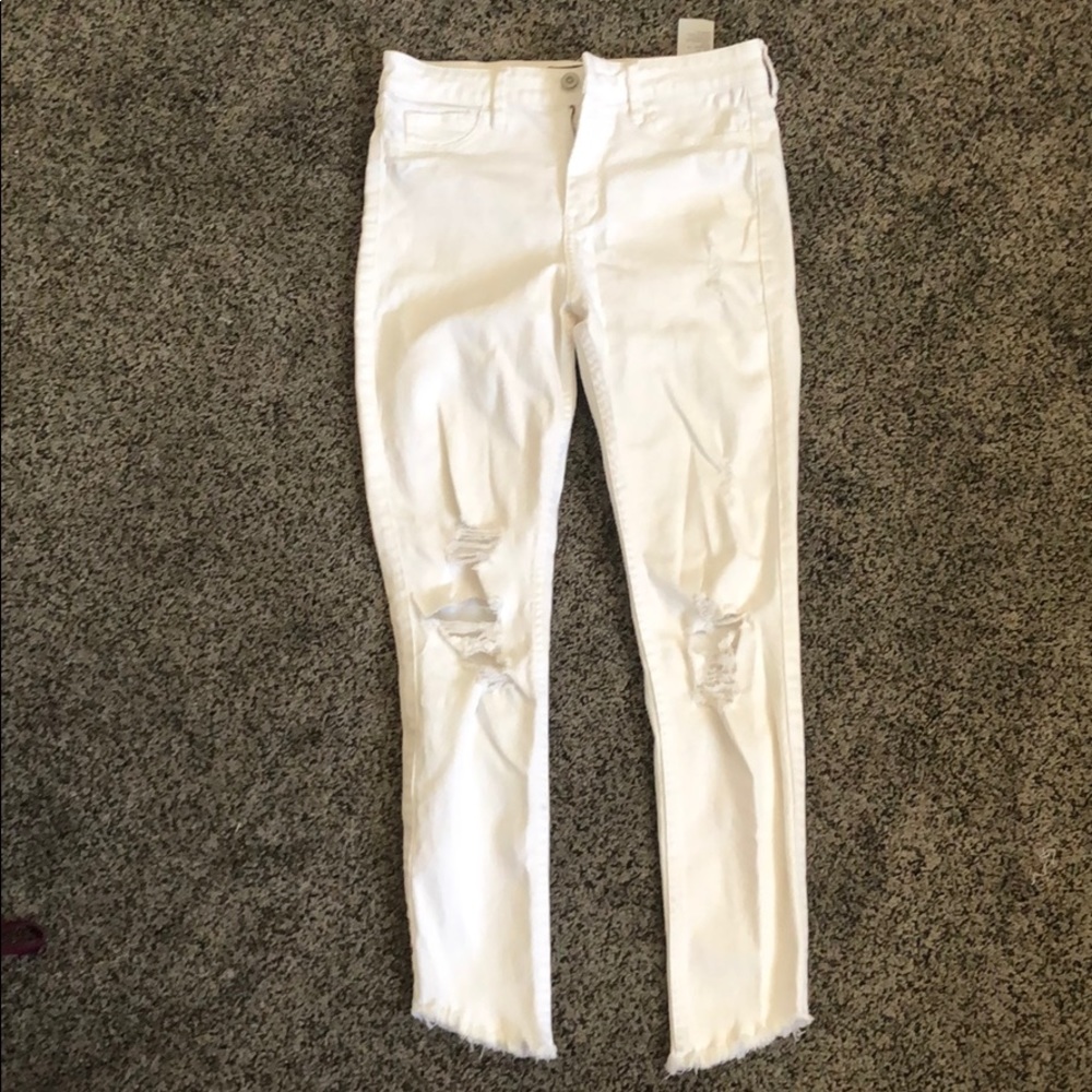 Hollister Crop High Rise Skinny Jeans. Size: 5(27)